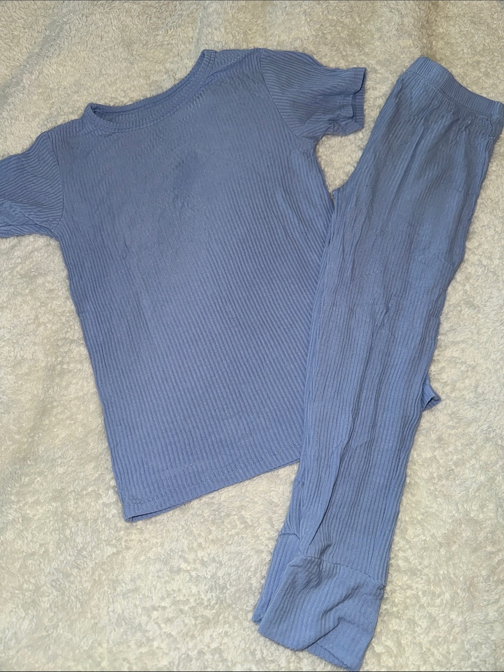Posh peanut ribbed pajamas